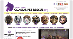Desktop Screenshot of coastalpetrescue.org